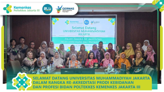 Kunjungan studi banding fakultas kedokteran dan kesehatan umj ke poltekkes kemenkes jakarta 3 untuk…