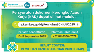 Pengumuman beauty contest pemilihan kantor akuntan publik (kap) tahun 2025