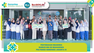 Beasiswa BAMUIS BNI kepada Mahasiswa Poltekkes Kemenkes Jakarta III