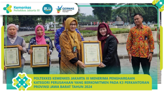 Poltekkes kemenkes jakarta iii raih penghargaan k3 dari pj. gubernur jawa barat