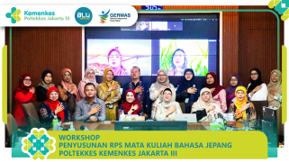 Gelar workshop rps mata kuliah bahasa jepang: poltekkes kemenkes jakarta iii menuju sdm maju, sejahtera,…