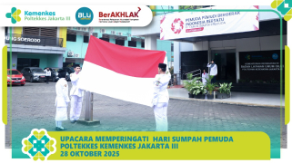 Poltekkes kemenkes jakarta iii gelar upacara hari sumpah pemuda ke-97