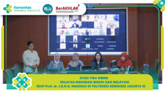 Kunjungan Daring RSUP Prof. Dr. I.G.N.G. Ngoerah Denpasar dalam Penguatan Zona Integritas Menuju WBBM